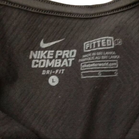 Nike Pro Combat Dri-Fit Hyperwarm Lite quarter zip Large - Picture 5 of 7